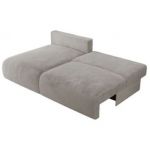 Narożnik VIVO L - strona lewa - jasnoszary, plusz