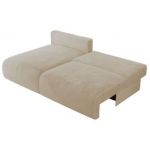 Narożnik VIVO L - strona lewa - kremowy, plusz