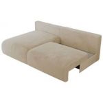 Narożnik VIVO L - strona lewa - kremowy, plusz