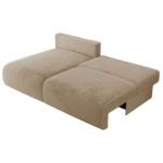 Narożnik VIVO L - strona lewa - beżowy, plusz