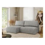 Narożnik VIVO L - strona lewa - jasnoszary, struktura