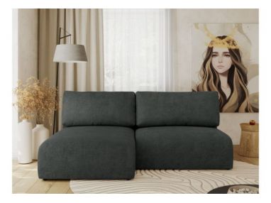 Narożnik VIVO L - strona lewa - ciemnoszary, struktura