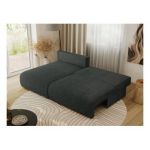 Narożnik VIVO L - strona lewa - ciemnoszary, struktura