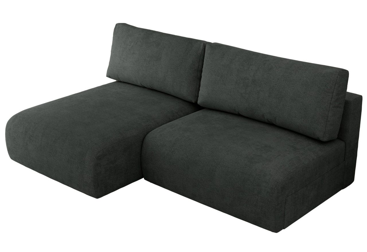 Narożnik VIVO L - strona lewa - ciemnoszary, struktura