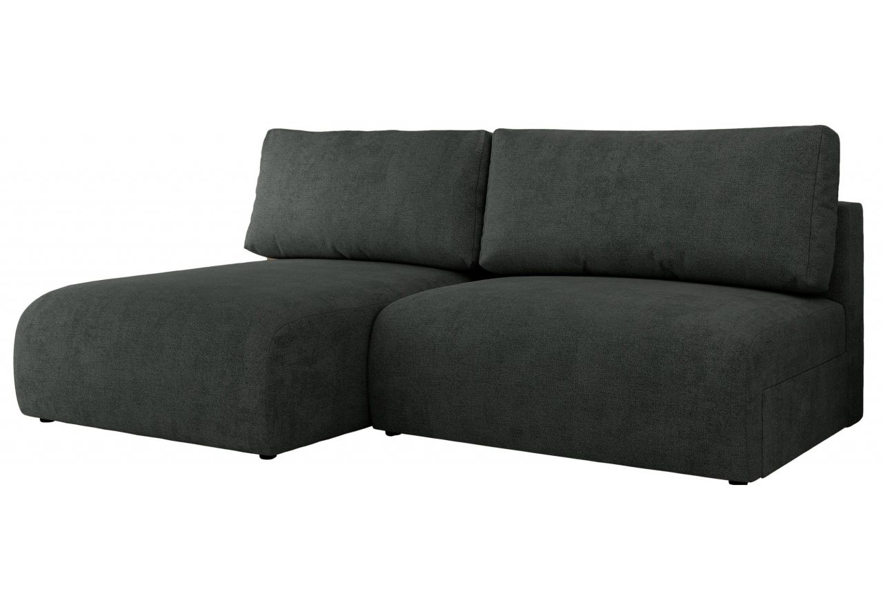 Narożnik VIVO L - strona lewa - ciemnoszary, struktura