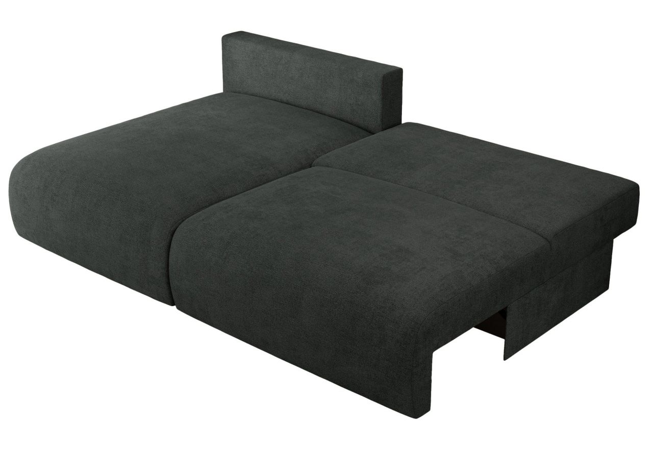 Narożnik VIVO L - strona lewa - ciemnoszary, struktura