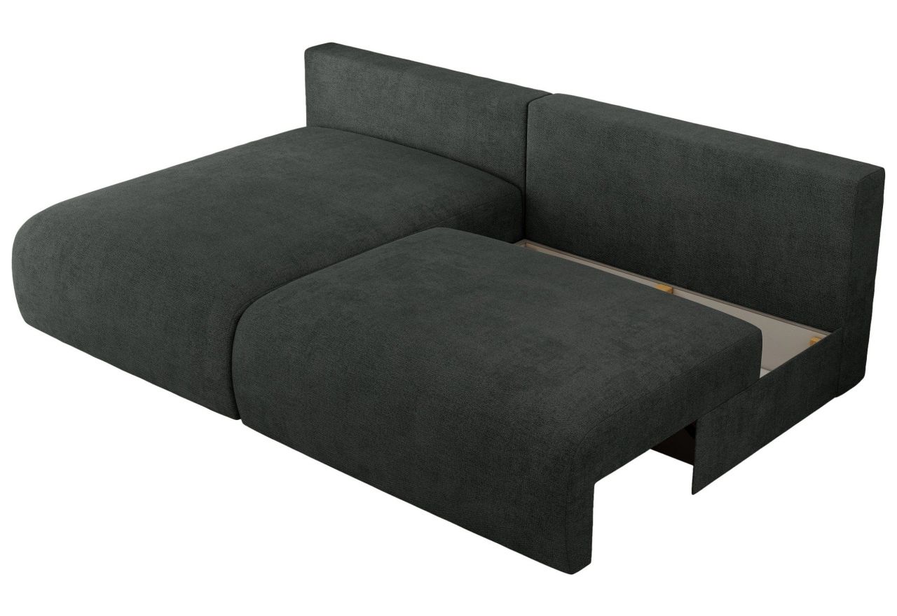 Narożnik VIVO L - strona lewa - ciemnoszary, struktura