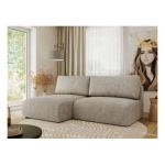 Narożnik VIVO L - strona lewa - beżowy, struktura