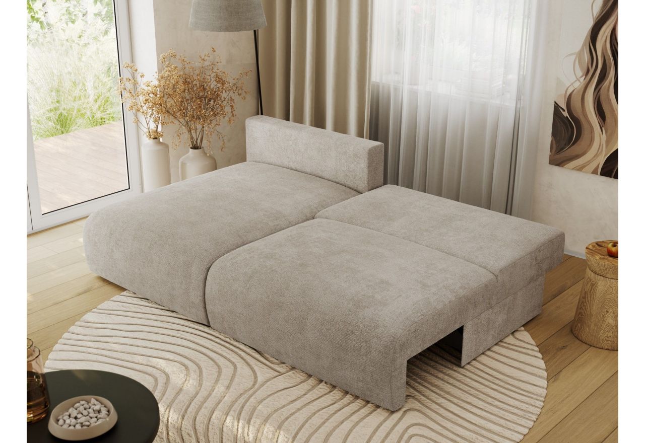 Narożnik VIVO L - strona lewa - beżowy, struktura