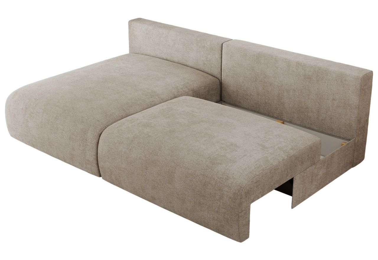 Narożnik VIVO L - strona lewa - beżowy, struktura