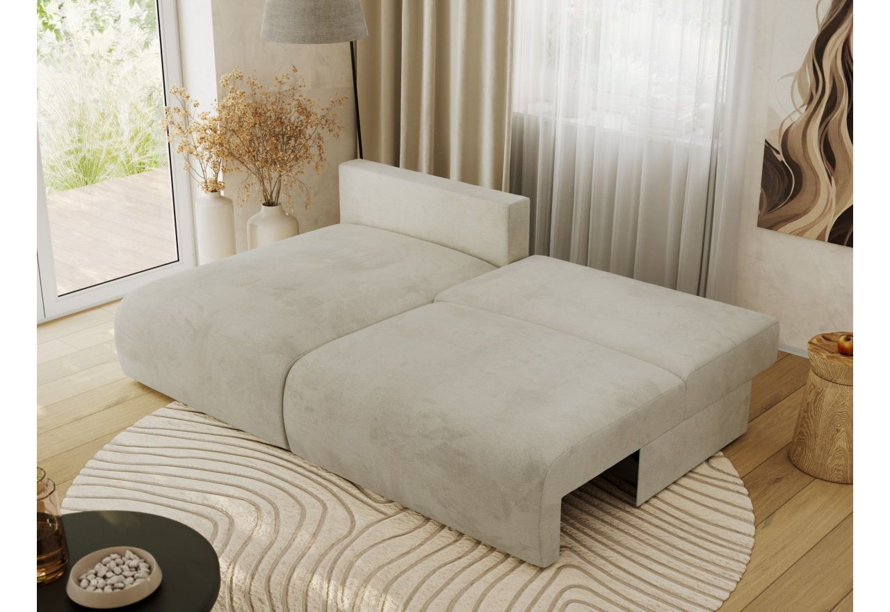 Narożnik VIVO L - strona lewa - beżowy, welvet