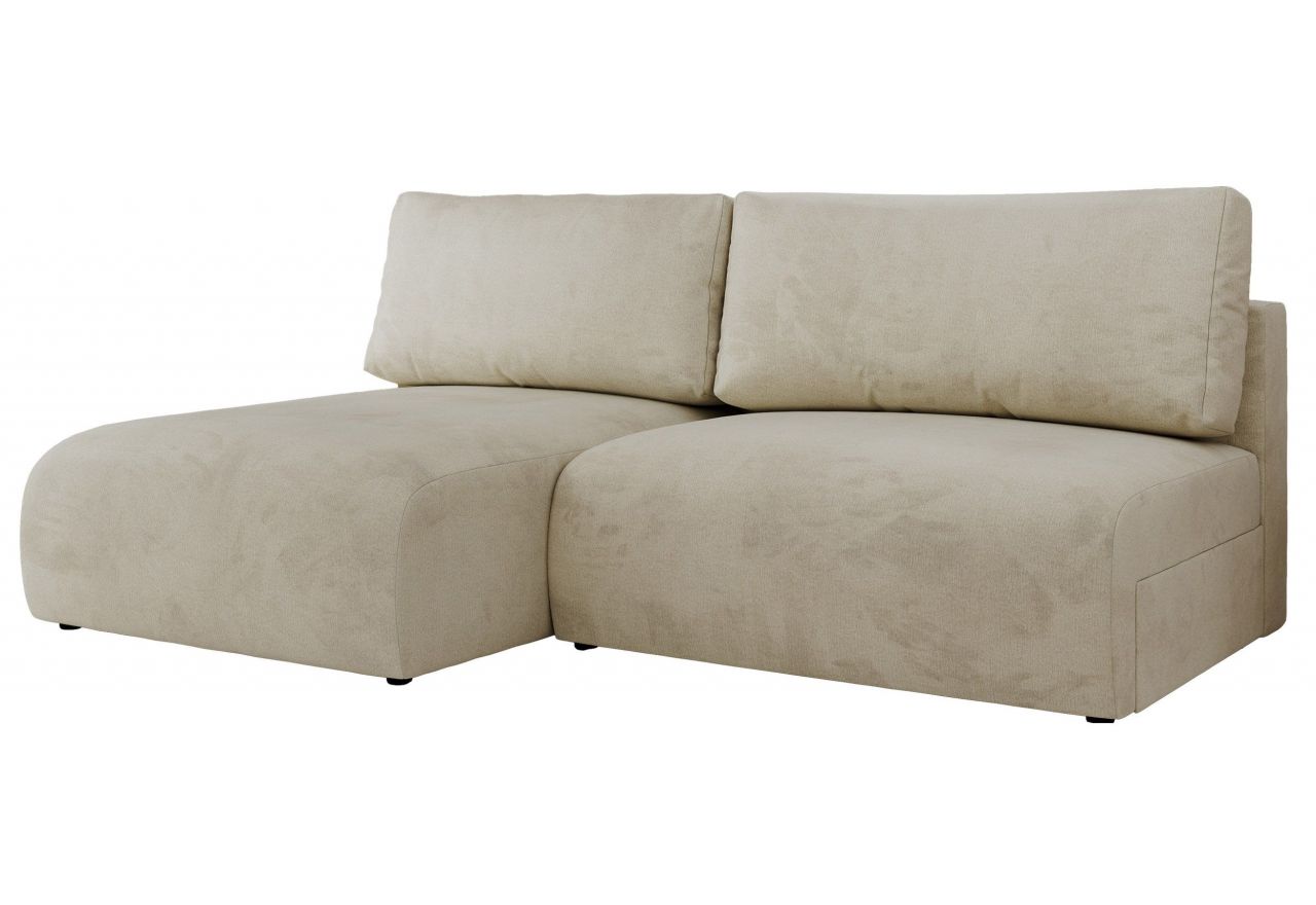 Narożnik VIVO L - strona lewa - beżowy, welvet