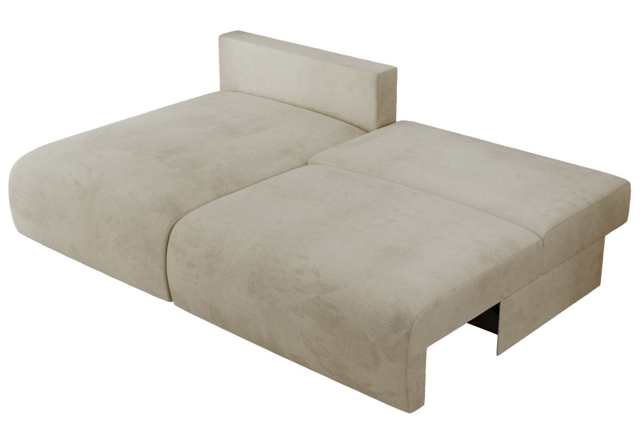 Narożnik VIVO L - strona lewa - beżowy, welvet