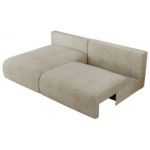 Narożnik VIVO L - strona lewa - beżowy, welvet