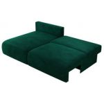 Narożnik VIVO L - strona lewa - ciemnozielony, welvet
