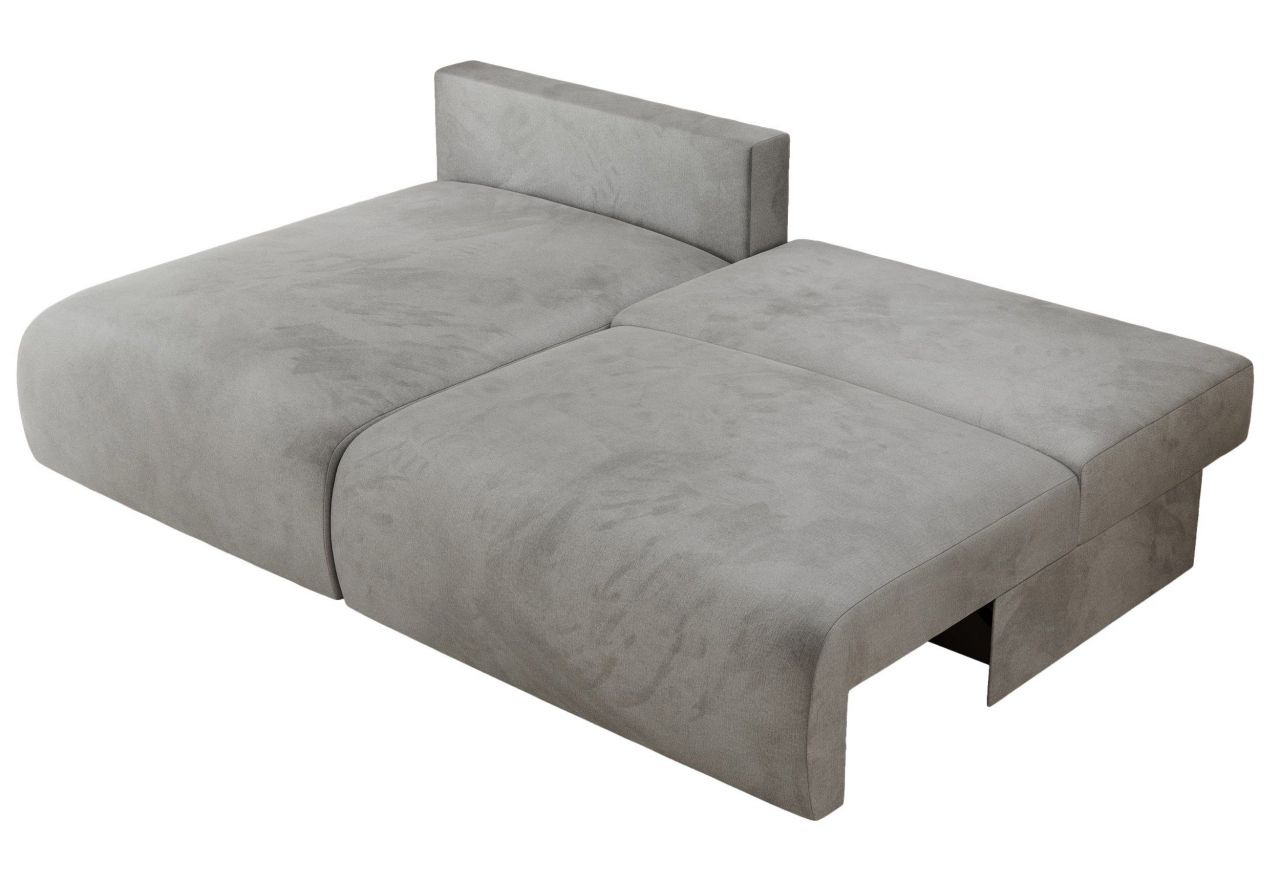 Narożnik VIVO L - strona lewa - jasnoszary, welvet