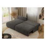 Narożnik VIVO L - strona lewa - ciemnoszary, welvet