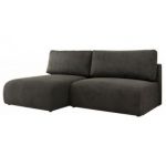 Narożnik VIVO L - strona lewa - ciemnoszary, welvet