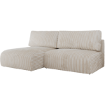 Narożnik VIVO L - strona lewa - kremowy, sztruks