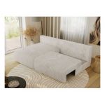 Narożnik VIVO L - strona lewa - kremowy, sztruks