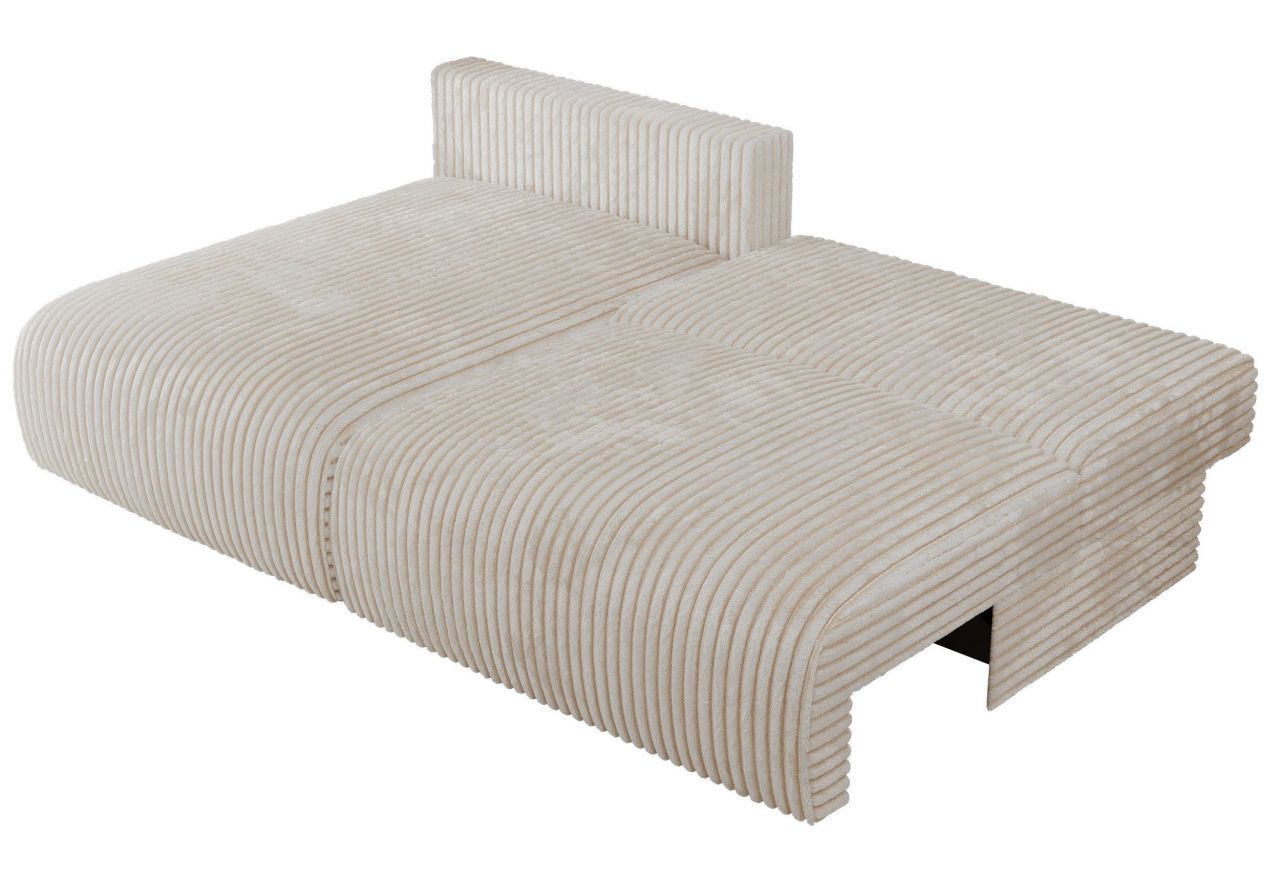 Narożnik VIVO L - strona lewa - kremowy, sztruks