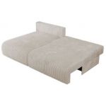 Narożnik VIVO L - strona lewa - kremowy, sztruks