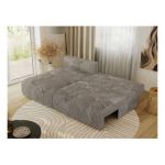 Narożnik VIVO L - strona lewa - jasnobrązowy, sztruks