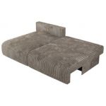 Narożnik VIVO L - strona lewa - jasnobrązowy, sztruks