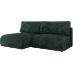 Narożnik VIVO L - strona lewa - zielony, sztruks