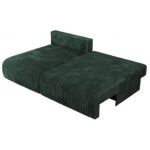 Narożnik VIVO L - strona lewa - zielony, sztruks