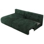 Narożnik VIVO L - strona lewa - zielony, sztruks