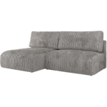 Narożnik VIVO L - strona lewa - szary, sztruks