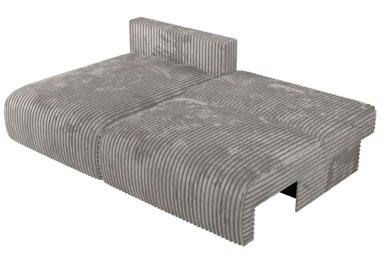 Narożnik VIVO L - strona lewa - szary, sztruks