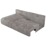 Narożnik VIVO L - strona lewa - szary, sztruks