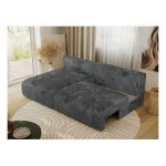 Narożnik VIVO L - strona lewa - ciemnoszary, sztruks