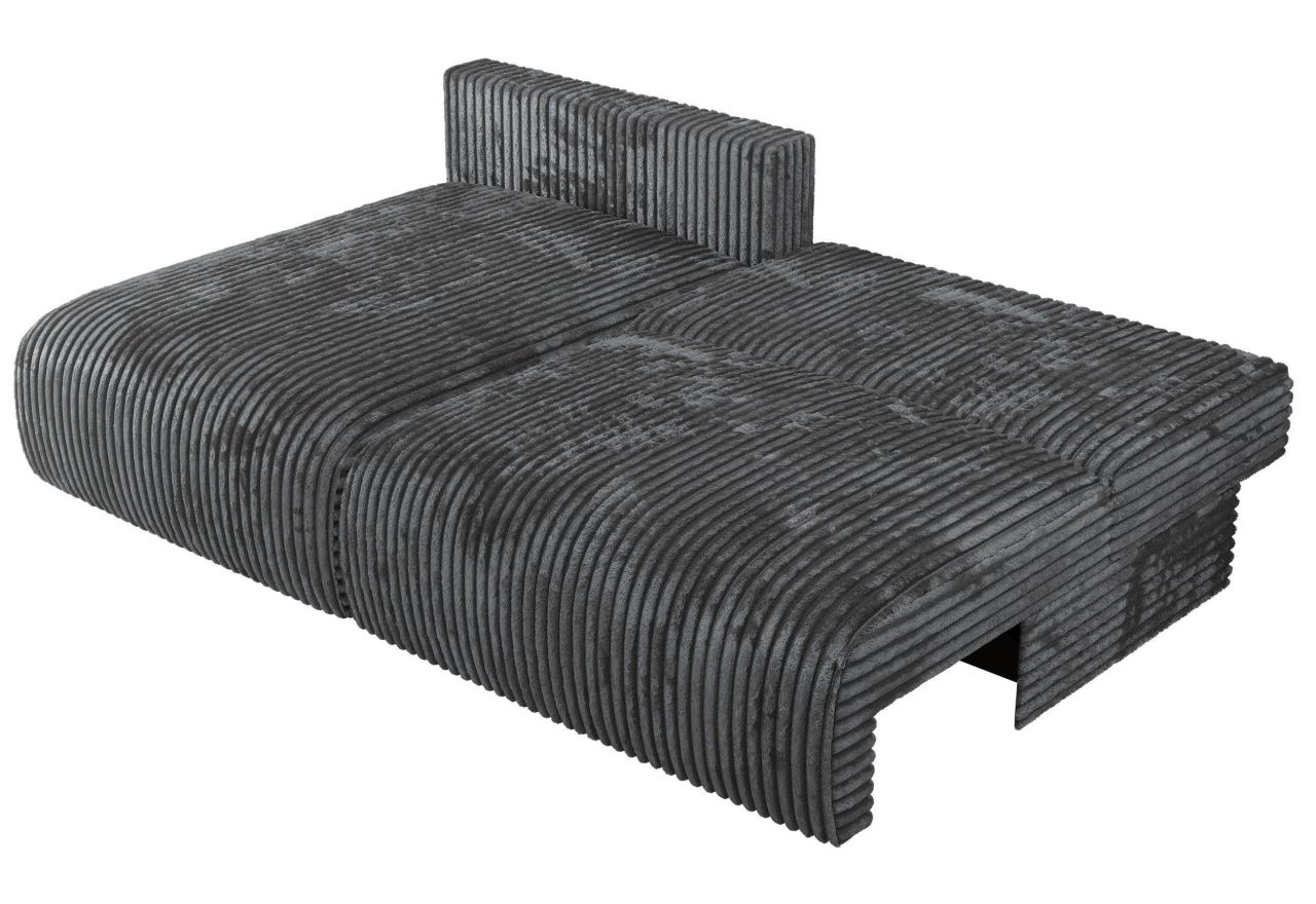 Narożnik VIVO L - strona lewa - ciemnoszary, sztruks