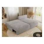 Narożnik VIVO L - strona prawa - jasnoszary, plusz