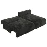 Narożnik VIVO L - strona prawa - ciemnoszary, plusz