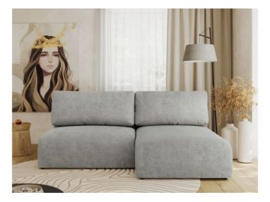 Narożnik VIVO L - strona prawa - jasnoszary, struktura