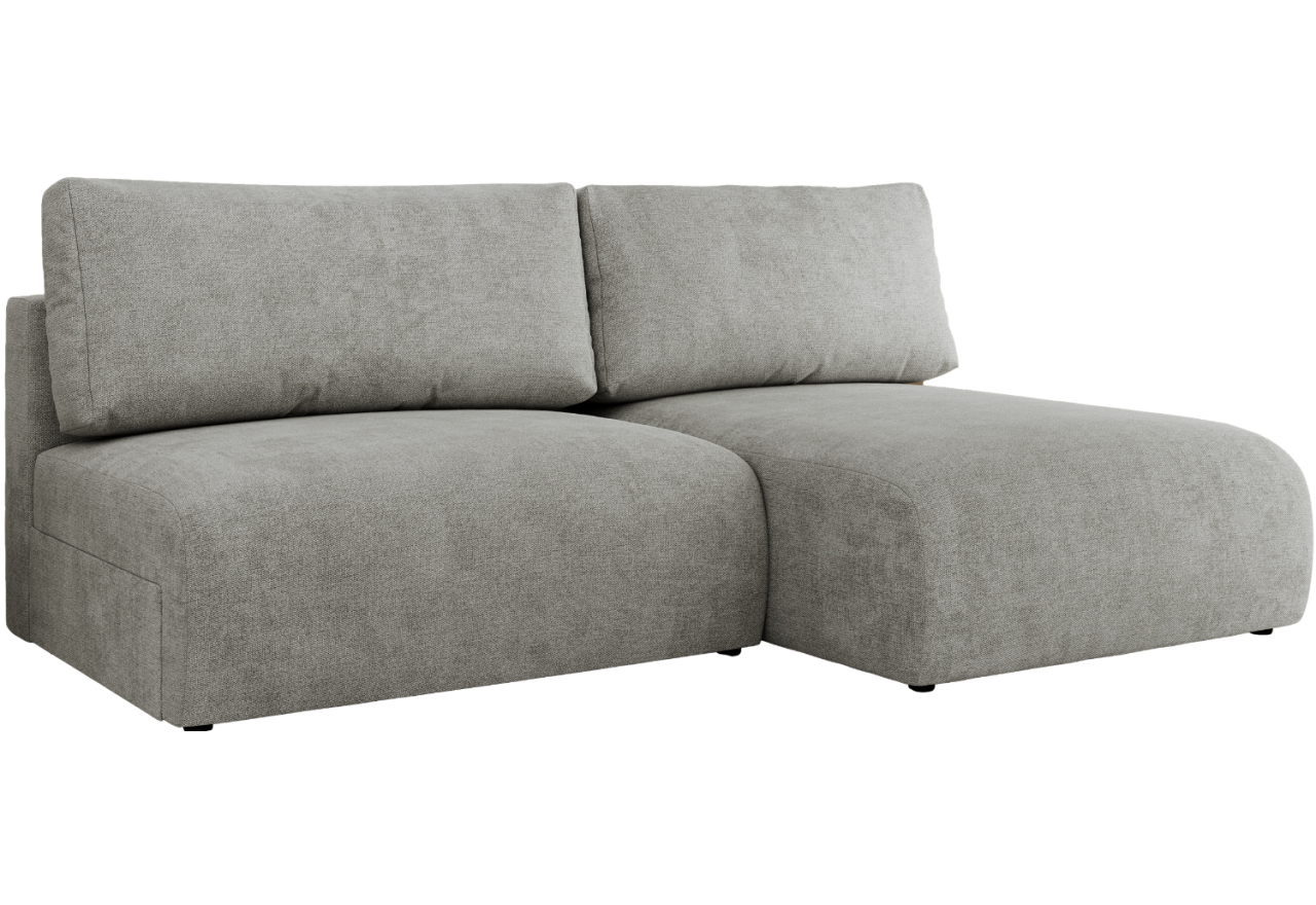 Narożnik VIVO L - strona prawa - jasnoszary, struktura