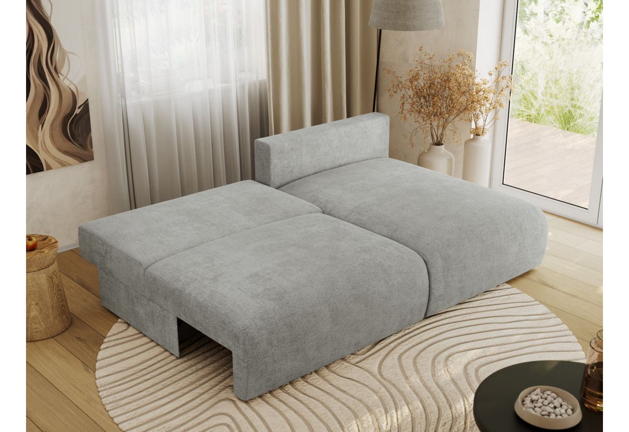 Narożnik VIVO L - strona prawa - jasnoszary, struktura