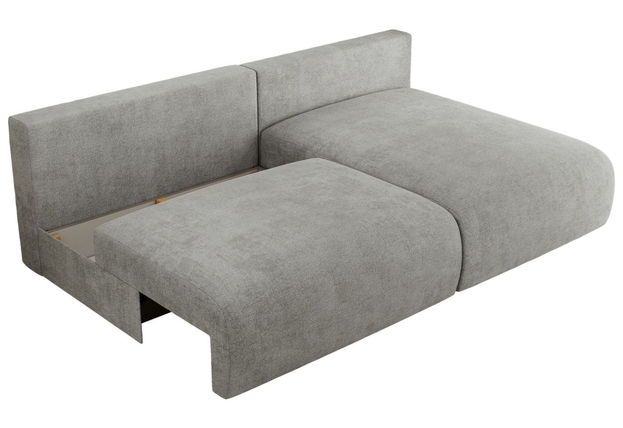 Narożnik VIVO L - strona prawa - jasnoszary, struktura