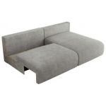 Narożnik VIVO L - strona prawa - jasnoszary, struktura