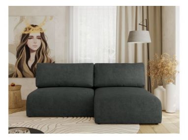 Narożnik VIVO L - strona prawa - ciemnoszary, struktura