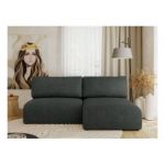 Narożnik VIVO L - strona prawa - ciemnoszary, struktura