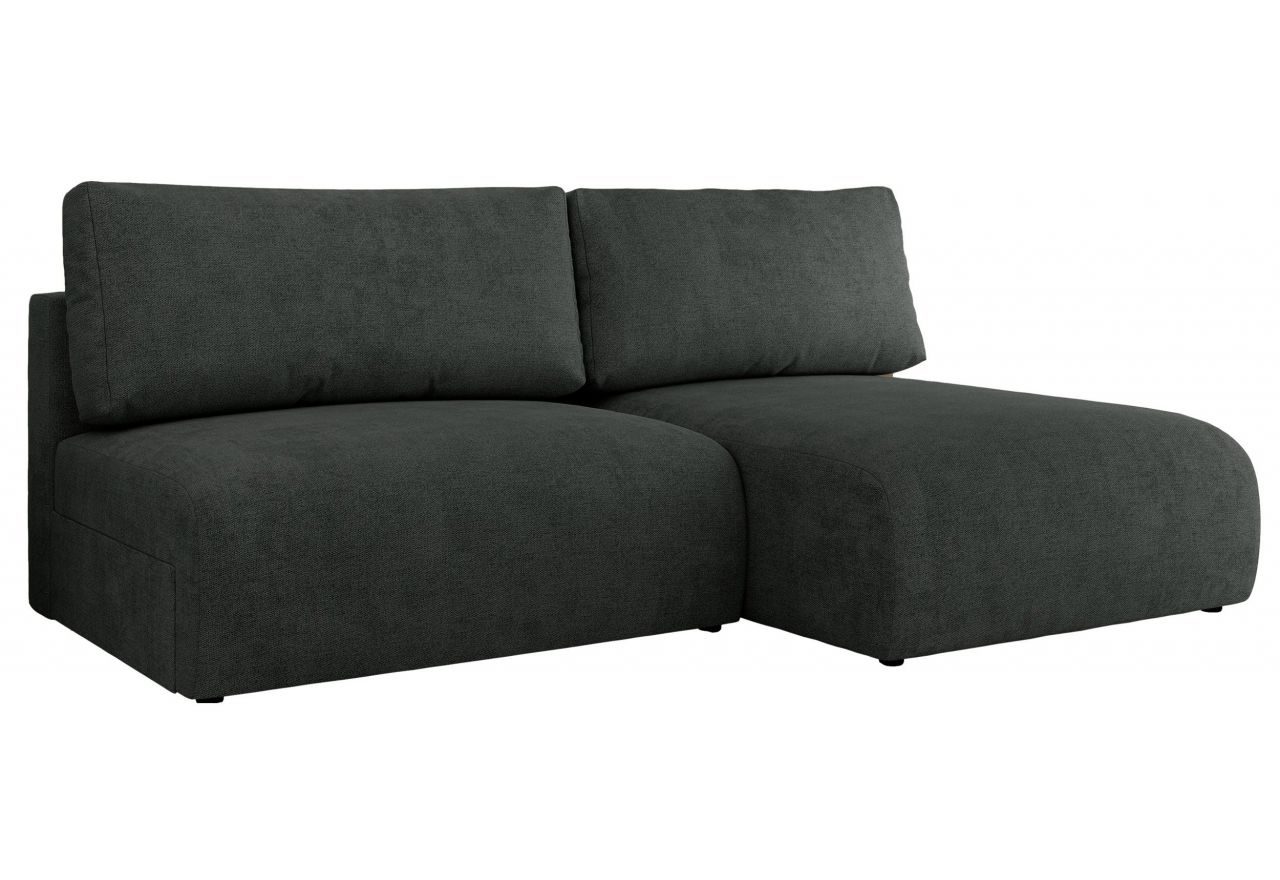 Narożnik VIVO L - strona prawa - ciemnoszary, struktura