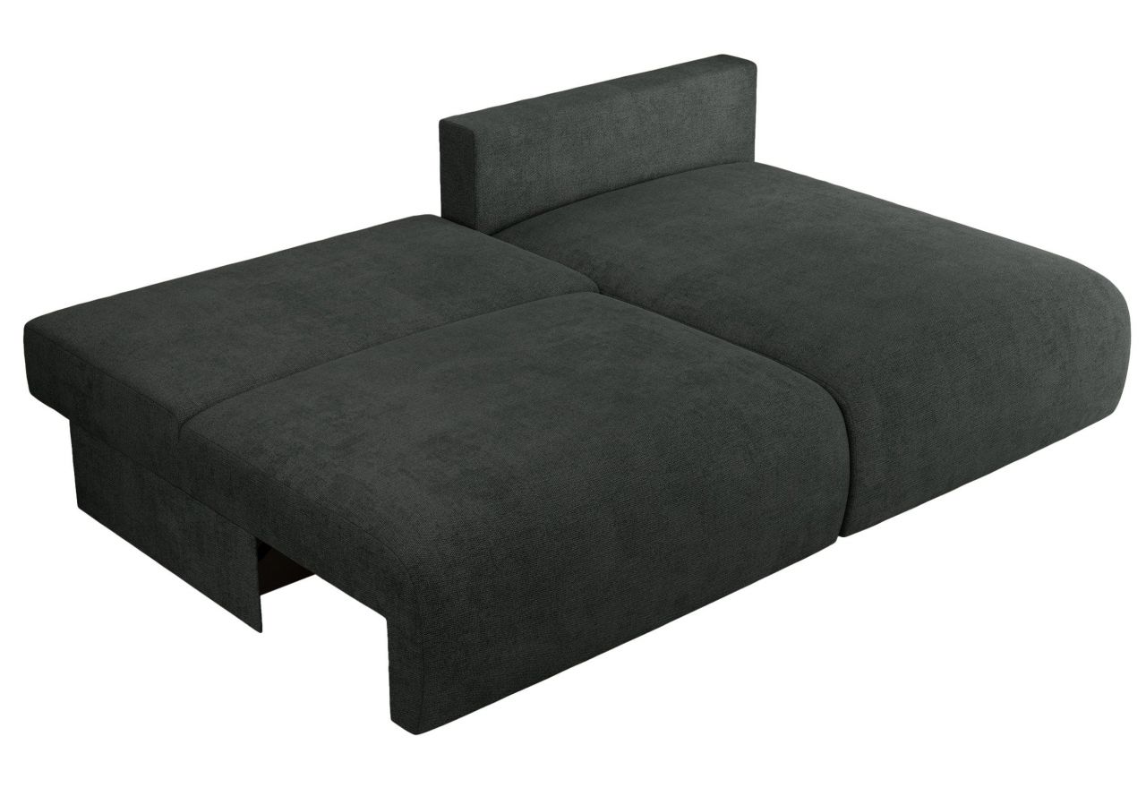 Narożnik VIVO L - strona prawa - ciemnoszary, struktura