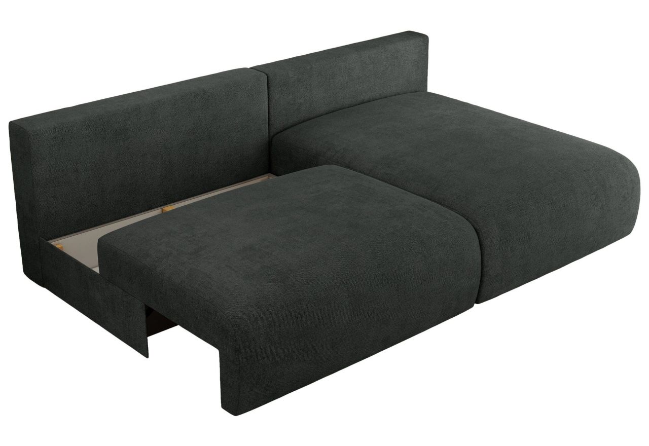 Narożnik VIVO L - strona prawa - ciemnoszary, struktura