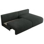 Narożnik VIVO L - strona prawa - ciemnoszary, struktura