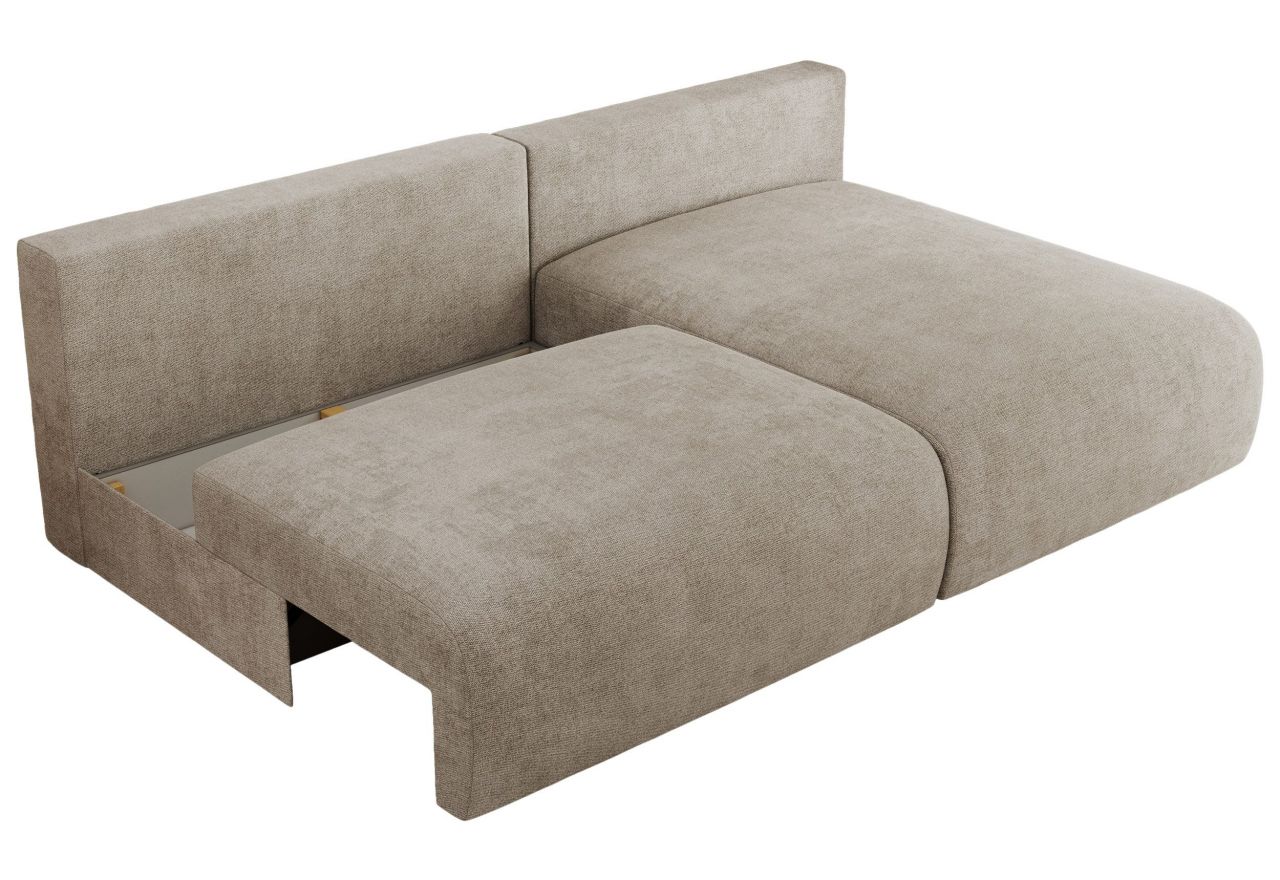 Narożnik VIVO L - strona prawa - beżowy, struktura